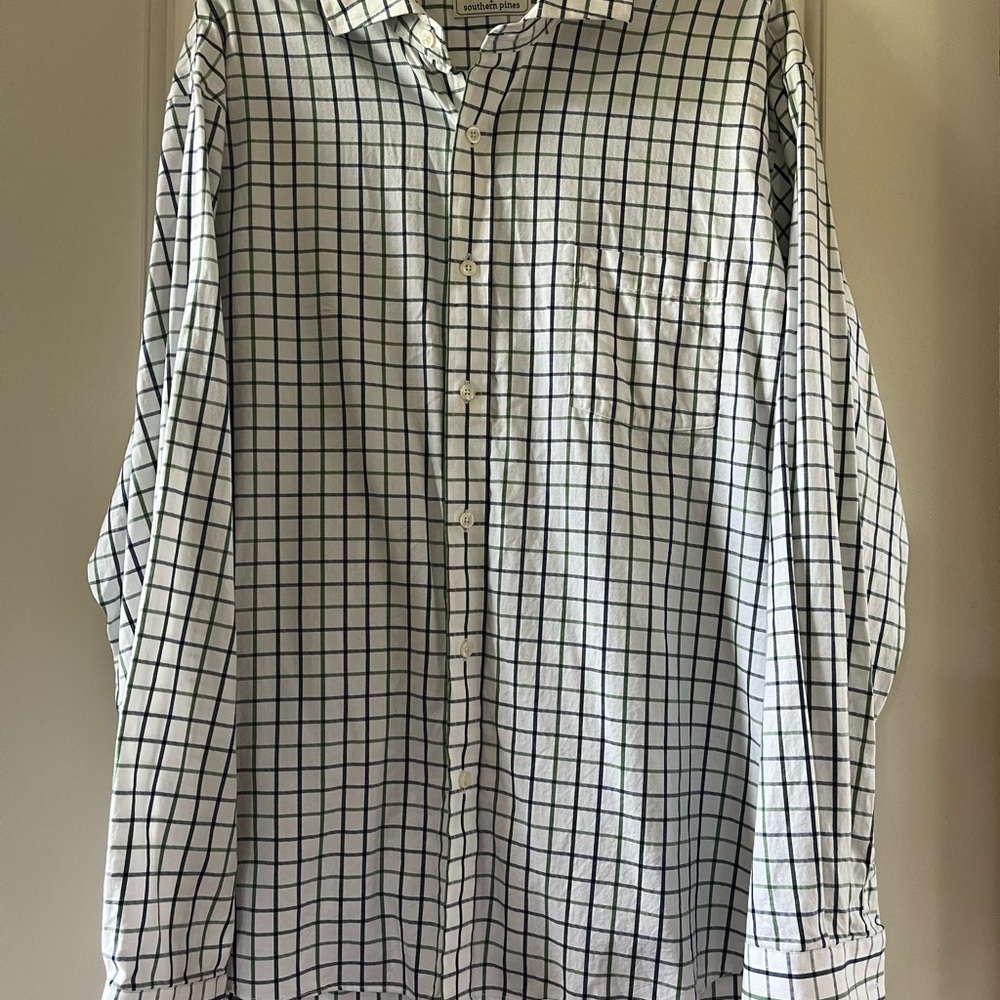 Classic Black and White Checkered Men's Shirt